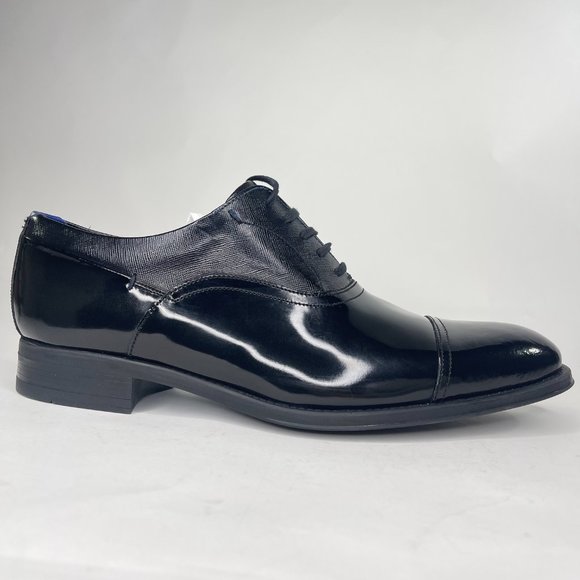 Ted Baker London Fharen Black Leather Cap Toe Oxford. Size 10.5. Style: 917946. main image 7